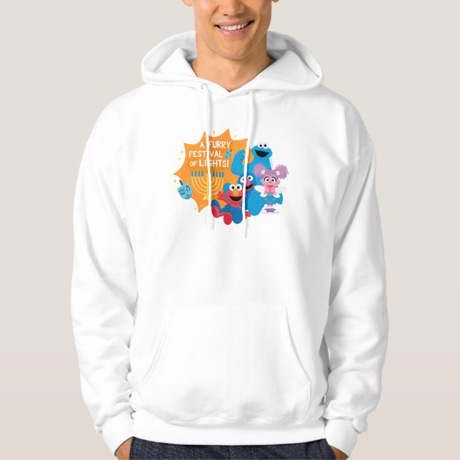 Sesame Street | En Hårig-festival av Ljus! Hoodie (Framsida)