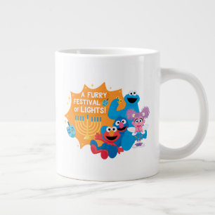 Sesame Street   En Hårig-festival av Ljus! Jumbo Mugg