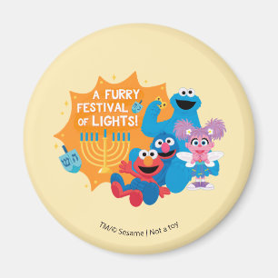 Sesame Street   En Hårig-festival av Ljus! Magnet