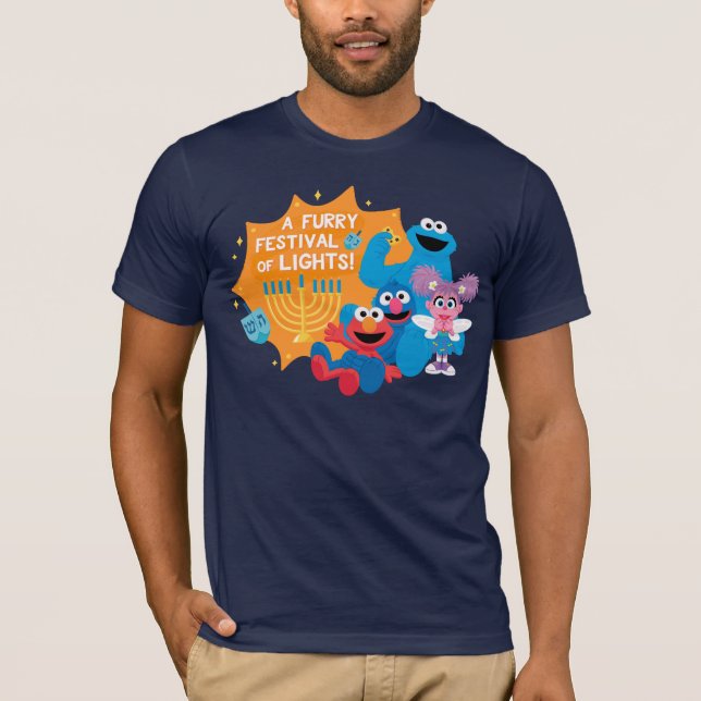 Sesame Street | En Hårig-festival av Ljus! T Shirt (Framsida)