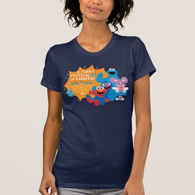 Sesame Street | En Hårig-festival av Ljus! T Shirt (Framsida)