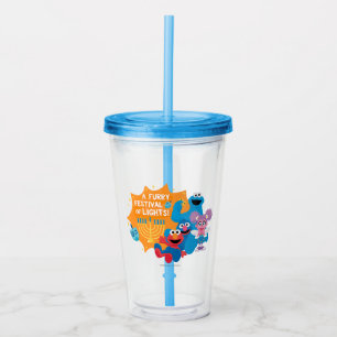 Sesame Street   En Hårig-festival av Ljus! Take Away Mugg