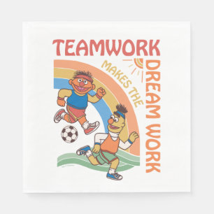 Sesame Street Ernie & Bert Teamwork Pappersservett