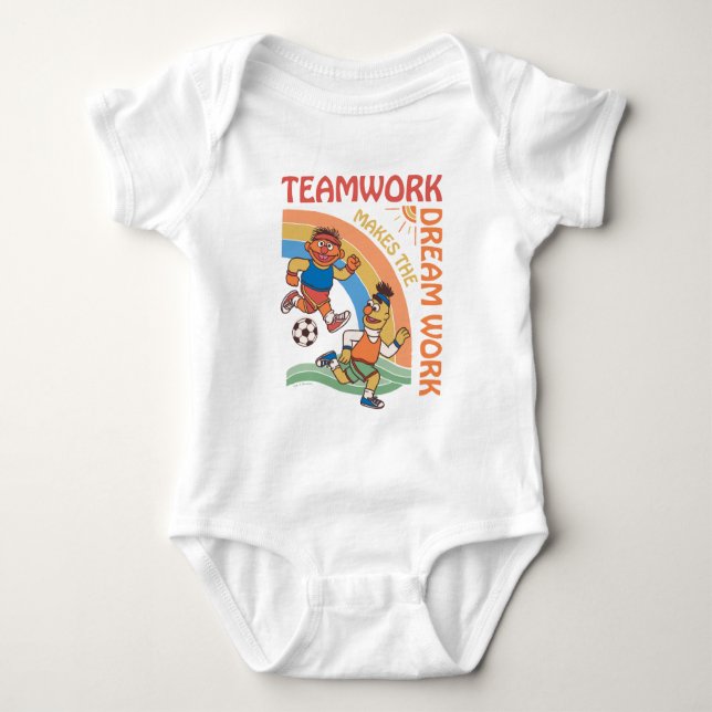 Sesame Street | Ernie & Bert Teamwork T Shirt (Framsida)