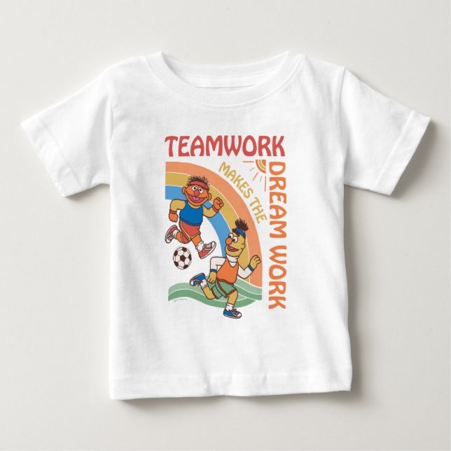 Sesame Street | Ernie & Bert Teamwork T Shirt (Framsida)