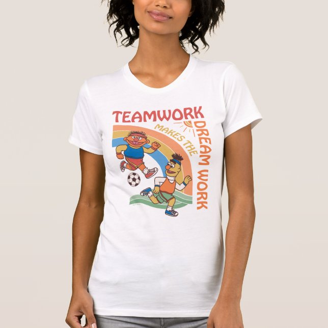 Sesame Street | Ernie & Bert Teamwork T Shirt (Framsida)