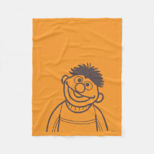 Sesame Street Ernie Bright Fleecefilt