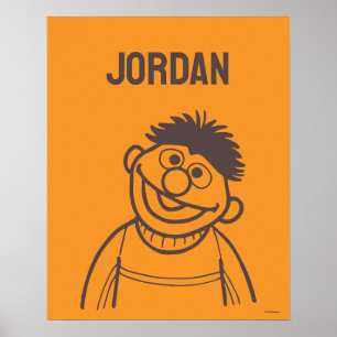 Sesame Street   Ernie Bright   Lägg till ditt namn Poster