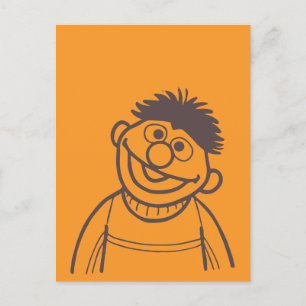 Sesame Street Ernie Bright Vykort