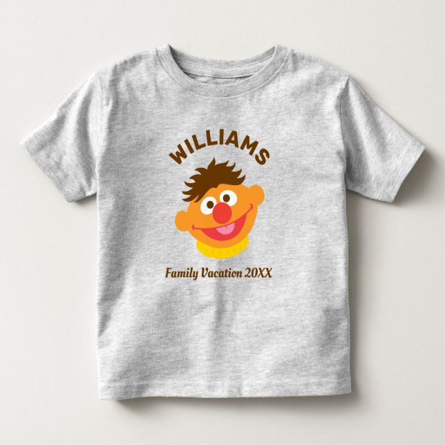 Sesame Street | Ernie Family Vacation T Shirt (Framsida)