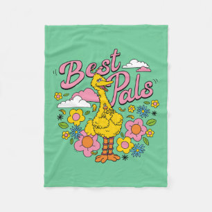Sesame Street Fågelstift med bästa Gult Fleecefilt