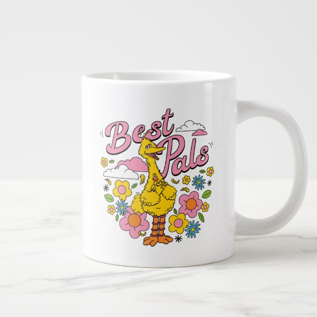 Sesame Street | Fågelstift med bästa Gult Jumbo Mugg (Höger)