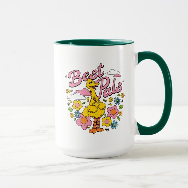 Sesame Street | Fågelstift med bästa Gult Mugg (Höger)
