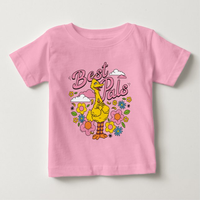 Sesame Street | Fågelstift med bästa Gult T Shirt (Framsida)