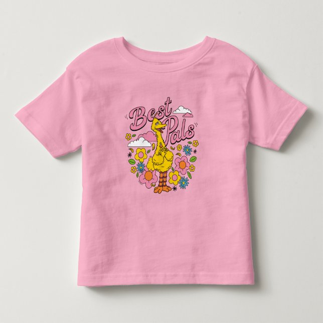 Sesame Street | Fågelstift med bästa Gult T Shirt (Framsida)