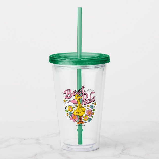 Sesame Street | Fågelstift med bästa Gult Take Away Mugg (Framsida)