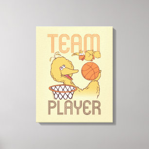 Sesame Street   Fågelteamspelare Canvastryck