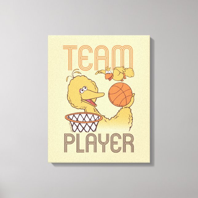 Sesame Street | Fågelteamspelare Canvastryck (Framsida)