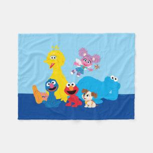 Sesame Street   Färgfyllda Sesame Street Pals Fleecefilt
