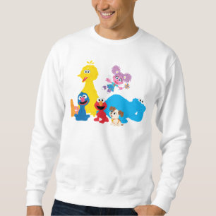 Sesame Street   Färgfyllda Sesame Street Pals Lång Ärmad Tröja