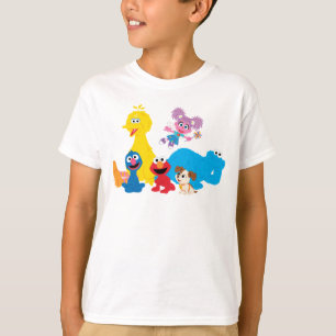 Sesame Street Färgfyllda Sesame Street Pals T Shirt
