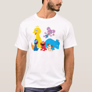 Sesame Street Färgfyllda Sesame Street Pals T Shirt