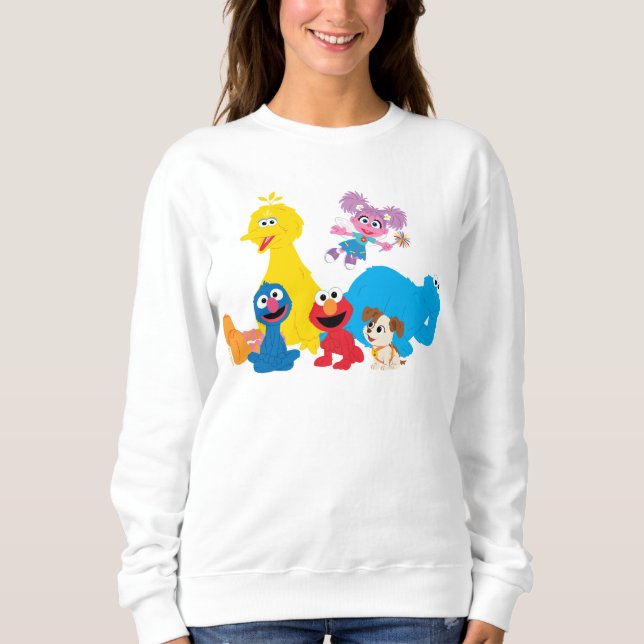 Sesame Street | Färgfyllda Sesame Street Pals T Shirt (Framsida)