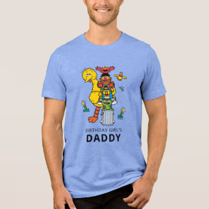 Sesame Street-figurer & gatuskylt Födelsedags Tr T Shirt