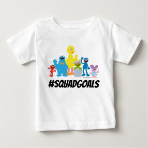 Sesame Street-figurer #SQUADGOALS T Shirt