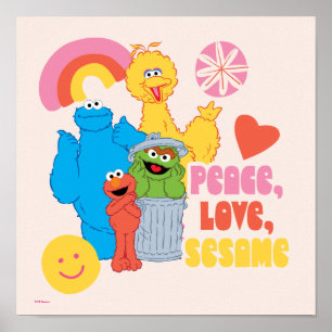 Sesame Street   Fred, Kärlek, Sesame Poster