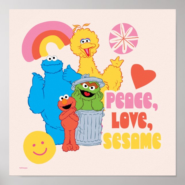 Sesame Street | Fred, Kärlek, Sesame Poster (Framsidan)