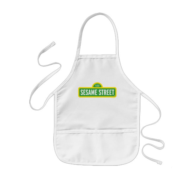 Sesame Street | FULLT FÄRG LOGOTYP Barnförkläde (Framsidan)