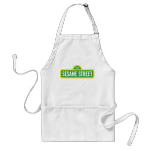 Sesame Street FULLT FÄRG LOGOTYP Förkläde
