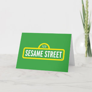 Sesame Street FULLT FÄRG LOGOTYP Helgkort