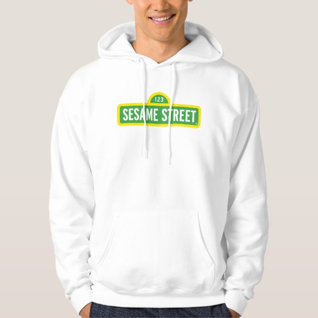 Sesame Street | FULLT FÄRG LOGOTYP Hoodie (Framsida)