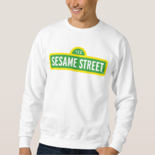 Sesame Street FULLT FÄRG LOGOTYP Lång Ärmad Tröja