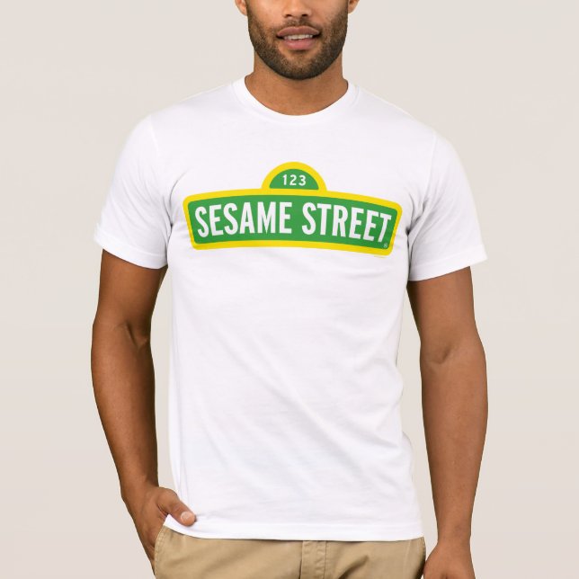 Sesame Street | FULLT FÄRG LOGOTYP T Shirt (Framsida)