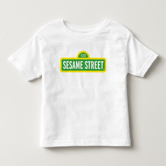 Sesame Street | FULLT FÄRG LOGOTYP T Shirt (Framsida)