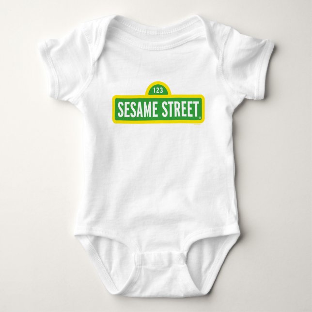 Sesame Street | FULLT FÄRG LOGOTYP T Shirt (Framsida)