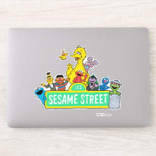 Sesame Street Fullt Färg med pärlor Klistermärken