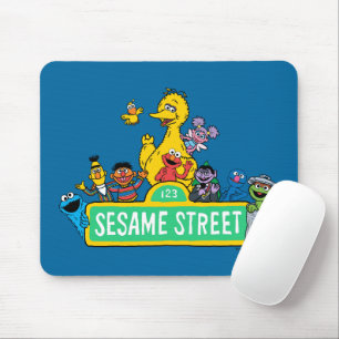 Sesame Street Fullt Färg med pärlor Musmatta