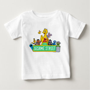 Sesame Street Fullt Färg med pärlor T Shirt