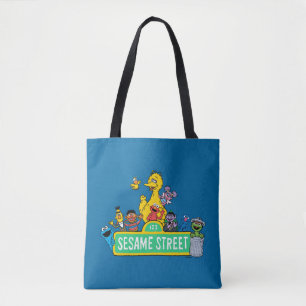 Sesame Street Fullt Färg med pärlor Tygkasse
