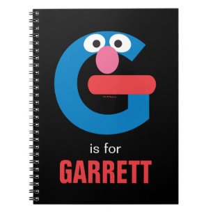 Sesame Street G är för Grover Anteckningsbok