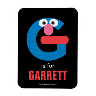 Sesame Street G står för Grover Magnet