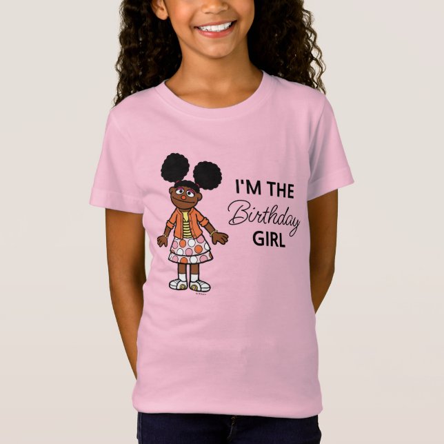 Sesame Street | Gabrielle Birthday Girl T Shirt (Framsida)