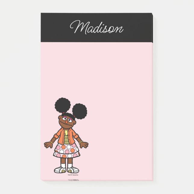 Sesame Street | Gabrielle Lägg till ditt namn Post-it Block (Framsida)