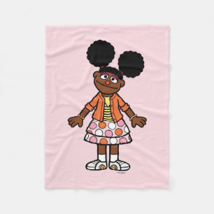 Sesame Street   Gabrielle Porträtt Fleecefilt
