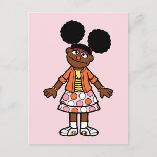 Sesame Street Gabrielle Porträtt Vykort