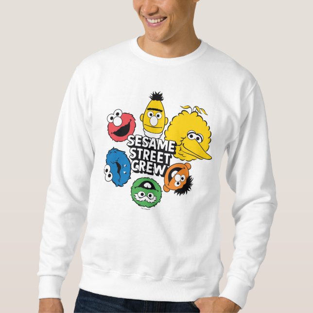 Sesame Street-gänget Lång Ärmad Tröja (Framsida)